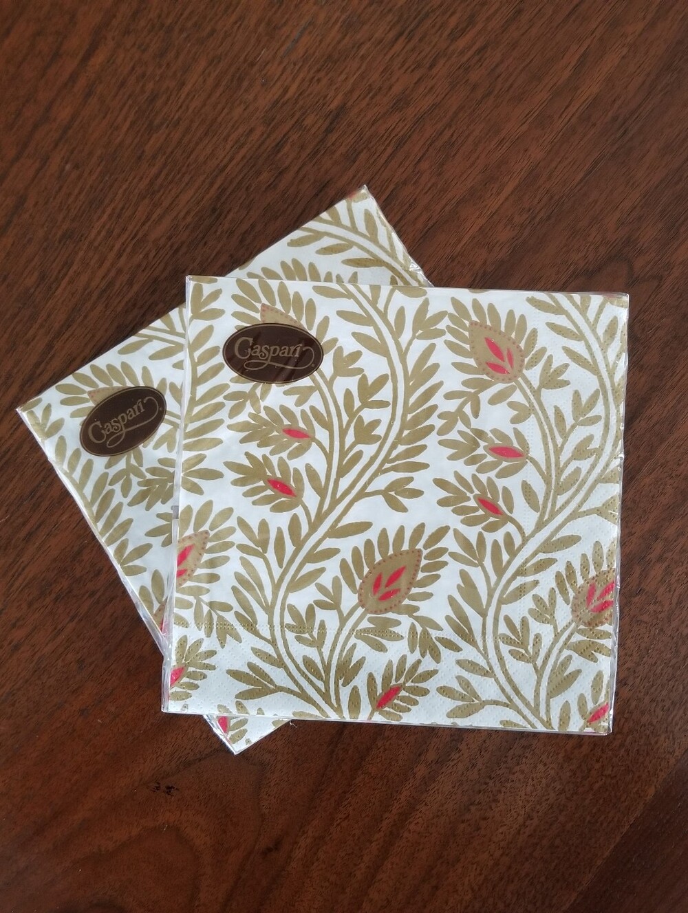 Caspari Dinner Luncheon Napkins - 2 Packages of 20